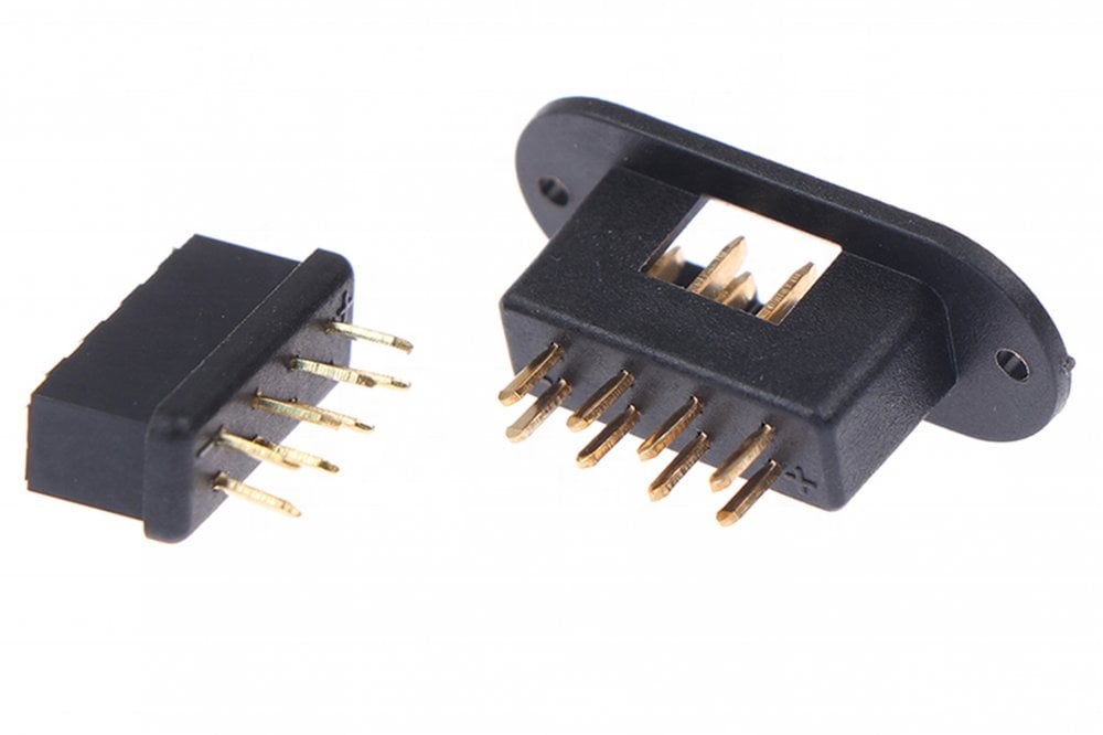 MPX 8 Pin Male and Female Connector